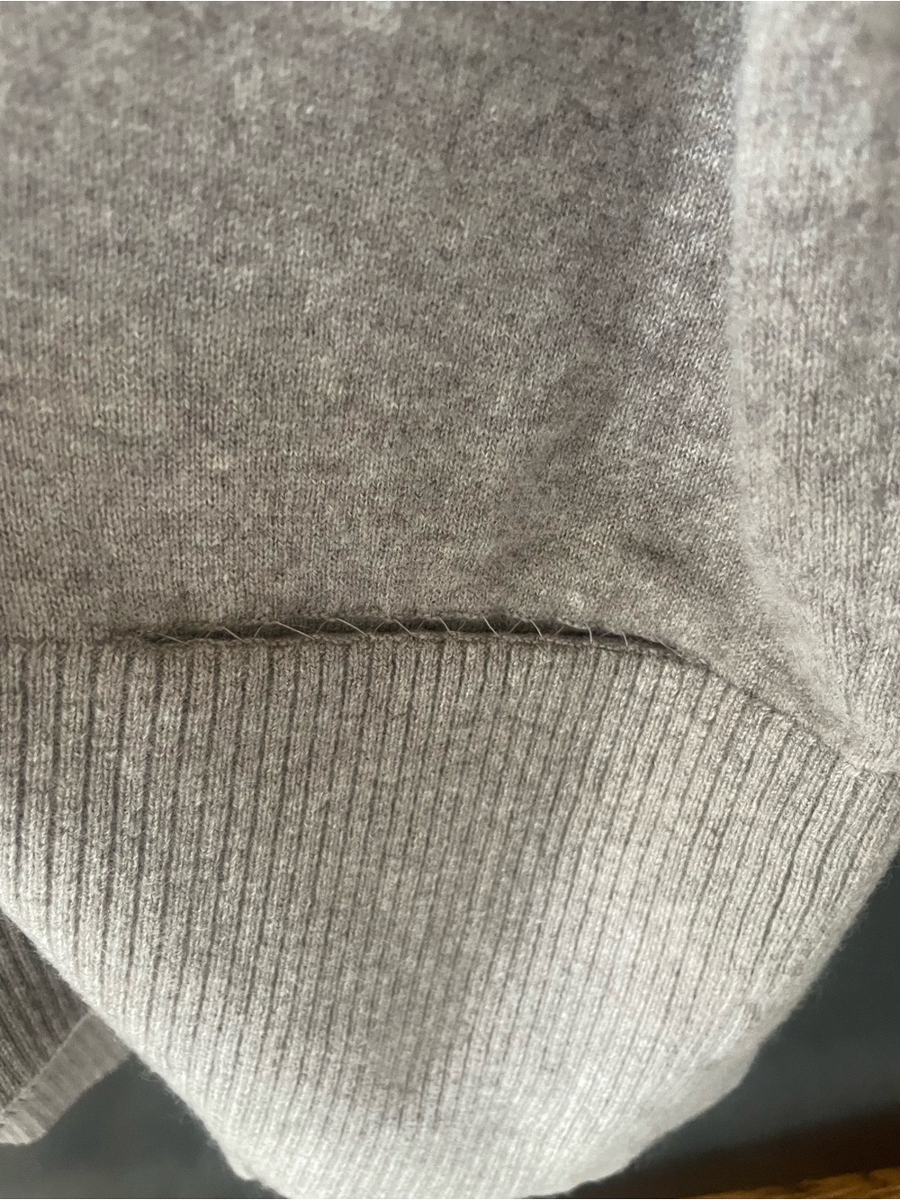 Vince Open Front 100% Cashmere Cardigan - Taupe - Picture 5 of 8